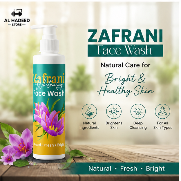 Zafrani Brightening Face Wash – Saffron Face Cleanser for Fresh & Glowing Skin