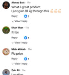 Al-Hadeed Store Mass Gainer Customers Feedbacks