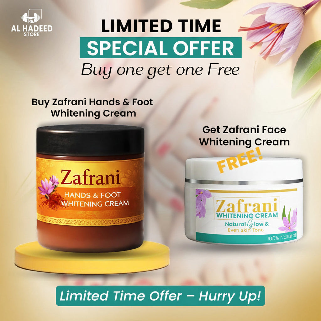 Zafrani Beauty Cream – Hands, Feet & Face | Buy 1 Get 1 FREE
