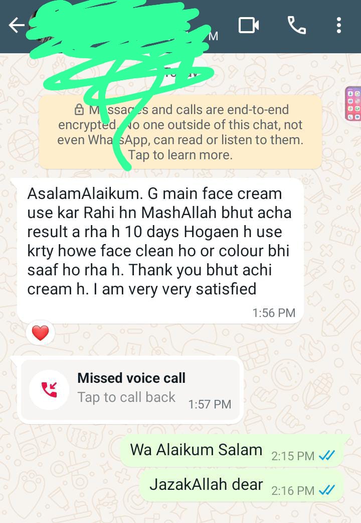 Al-Hadeed Store Zafrani Cream Customers Feedbacks
